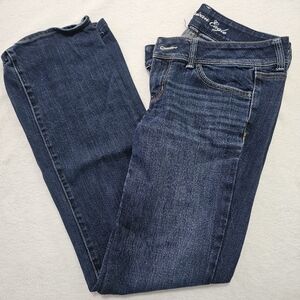 American Eagle Outfitters Blue Slim Straight Jeans